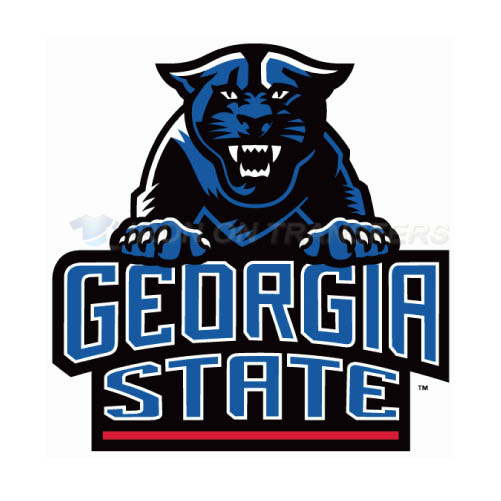 Georgia State Panthers Logo T-shirts Iron On Transfers N4491 - Click Image to Close